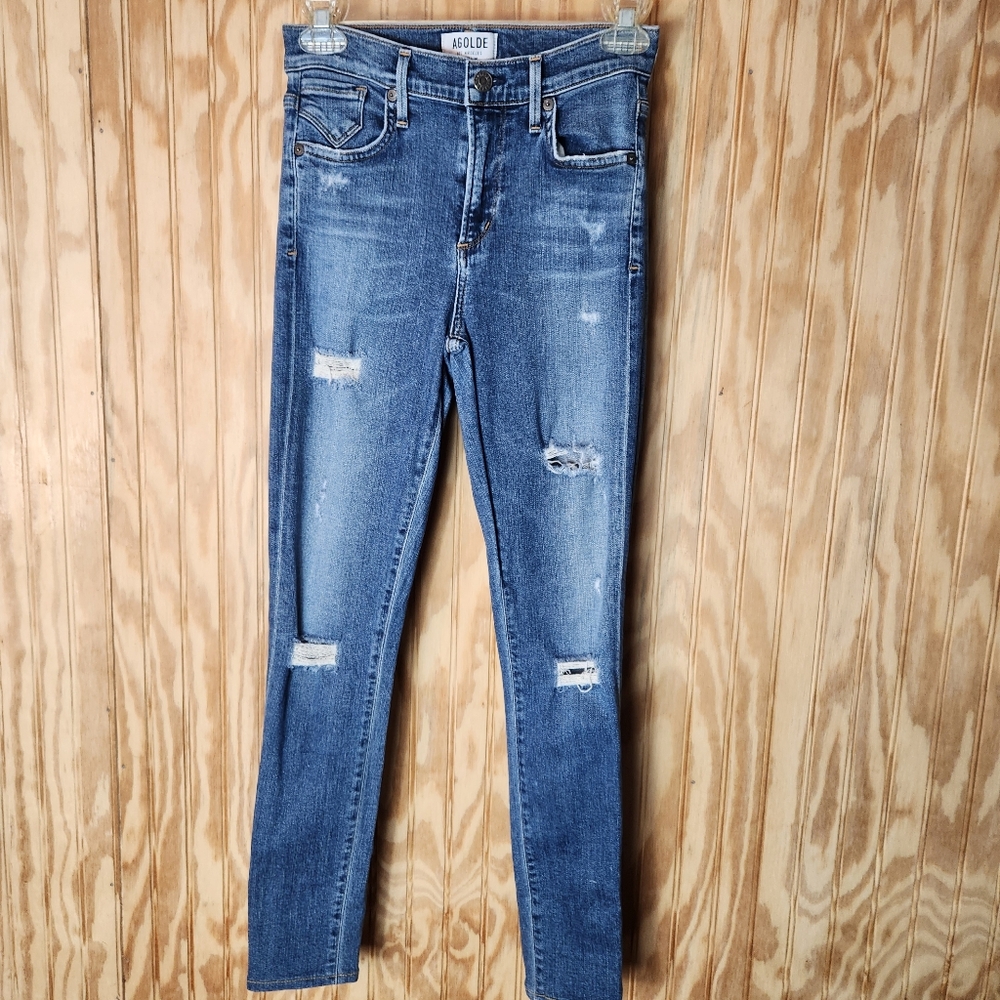 Agolde Low Rise Skinny Leg Jeans